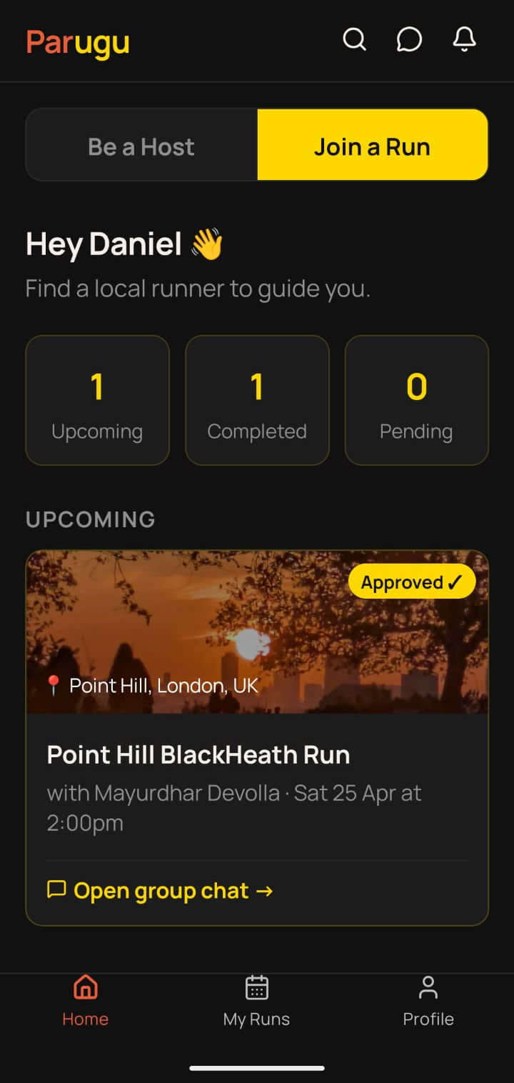 Guest dashboard